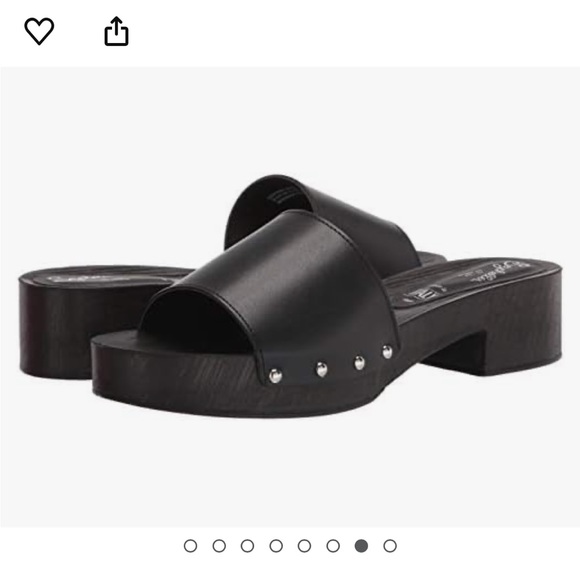 Seychelles Wood Platform Slide Heeled Sandal - Picture 5 of 12